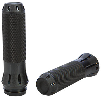 HARDDRIVE VENOM GRIPS SHOT PEENED F-B-W (BLACK) PART# 354132