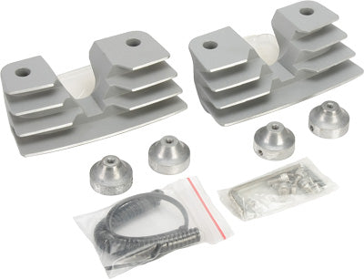 HARDDRIVE FINNED HEADBOLT COVER SILVER 19-001D1