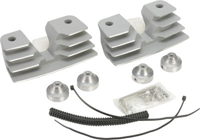 HARDDRIVE FINNED HEADBOLT COVER SILVER 19-001D3