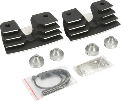 HARDDRIVE FINNED HEADBOLT COVER BLACK 19-001D2