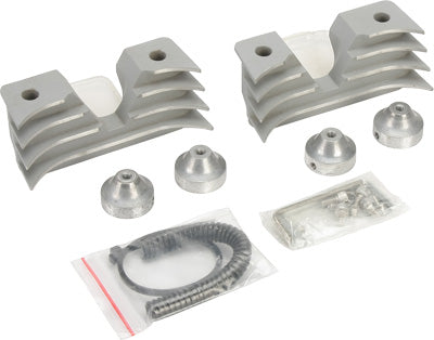 HARDDRIVE 2009-2016 Harley-Davidson XL883N Iron 883 FINNED HEADBOLT COVER SILVER