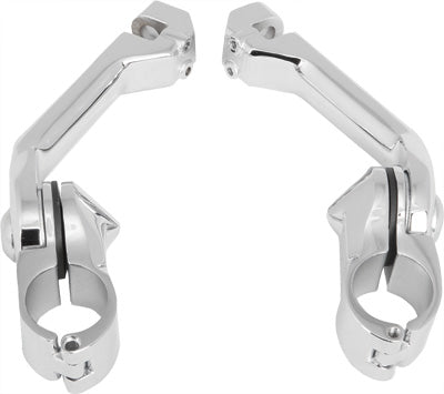 HARDDRIVE LONG ADJUSTABLE PEG MOUNT KIT CHROME PART# 15-811CP