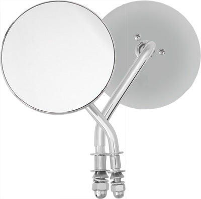HARDDRIVE 1984 Harley-Davidson FXRDG Disc Glide CHROME 4" ROUND MIRROR LEFT SIDE