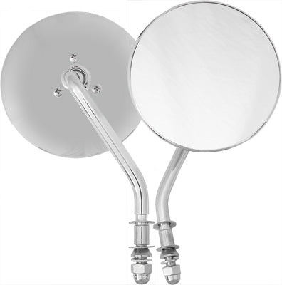 HARDDRIVE 1984 Harley-Davidson FXRDG Disc Glide CHROME 4" ROUND MIRROR RIGHT SID