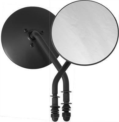 HARDDRIVE 1984 Harley-Davidson FXRDG Disc Glide BLACK 4" ROUND MIRROR RIGHT SIDE