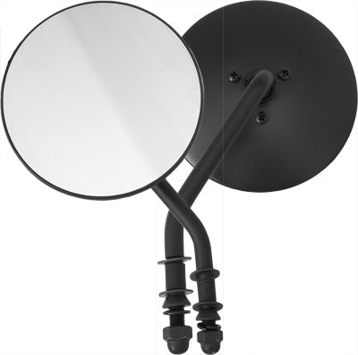 HARDDRIVE 1984 Harley-Davidson FXRDG Disc Glide BLACK 4" ROUND MIRROR LEFT SIDE