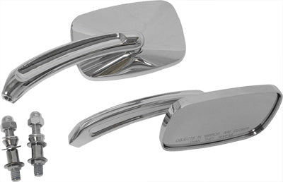 HARDDRIVE 1980-1982 Harley-Davidson FXB Sturgis RECTANGLE CUSTOM CAST MIRROR CHR