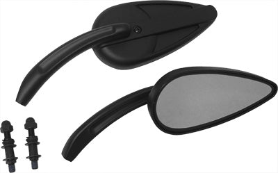 HARDDRIVE 1980-1982 Harley-Davidson FXB Sturgis VINTAGE CUSTOM CAST MIRROR BLACK
