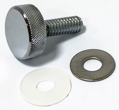 HARDDRIVE KNURLED SEAT KNOB BRAKE1/4-20 CHROME 05-330