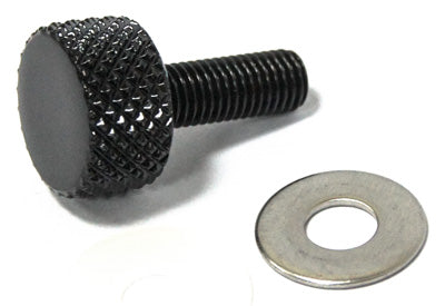 HARDDRIVE KNURLED SEAT KNOB BRAKE1/4-28 BLACK 05-318BK