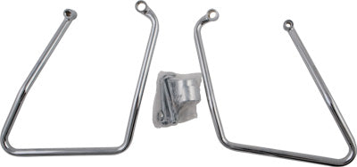HARDDRIVE SADDLEBAG SUPPORTS CHROME LATESPORTSTER PART# 05-213 NEW