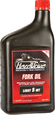 HARDDRIVE FORK OIL 5W 1QT PART# 2309-042B