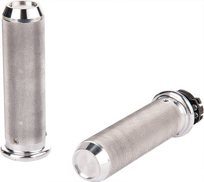 HARDDRIVE KNURLED GRIPS CABLE THROTTLE RAW 1 IN R-GR100-KA
