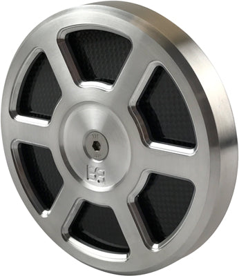 BRASS BALLS DEFENDER AIR CLEANER COVER NATURAL BB03-151