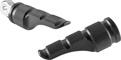 BRASS BALLS KNEE DRAGGER FOOT PEGS (BLACK) BB08-011