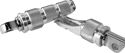 BRASS BALLS KNEE DRAGGER FOOT PEGS (CLEAR) BB08-012