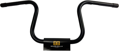BRASS BALLS BBC FAT BOTTOM BAR BLACK DIMPLED HANDLEBARS BB10-116