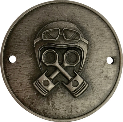 BRASS BALLS PISTON HELMET IGNITION COVER 1984-1999 HARLEY FXST Softail BB03-149