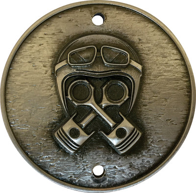 BRASS BALLS PISTON HELMET IGNITION COVER 1996-2003 HARLEY XL1200C Sportster 1200