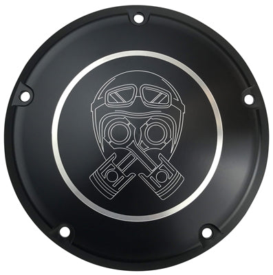 BRASS BALLS PISTON HELMET DERBY COVER BB03-153