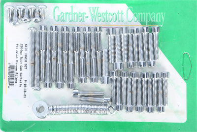 GARDNERWESTCOTT BIG TWIN CAM AND PRIMARY COVER SET (POLISHED) PART# P-10-16-01 N