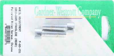GARDNERWESTCOTT REAR WHEEL ADJUSTMENT BOLTS (POLISHED) PART# P-80-151 NEW