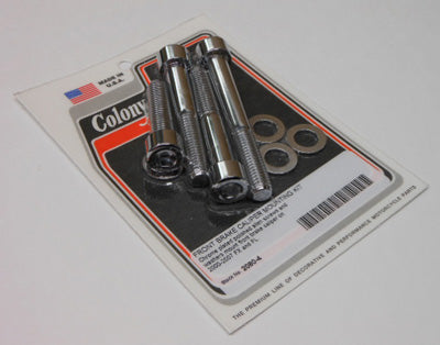 COLONY MACHINE COLONY FR BRAKE CAL MOUNT KIT '00-07 XL/FXD/FLST 2080-4