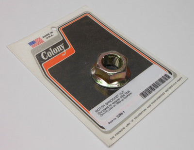 COLONY MACHINE COLONY MOTOR SPROCKET NUT '93- UP SPORTSTER OEM# 7839 2285-1