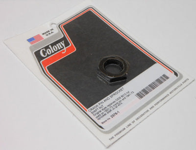 COLONY MACHINE COLONY CRANK PIN/ SPRKT SHAFT NUT '37-73 BIG TWIN OEM# 8010 2376-
