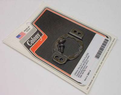COLONY MACHINE COLONY CRANK PIN LOCK PLATE 19 36-40 BIG TWINS 2901-4