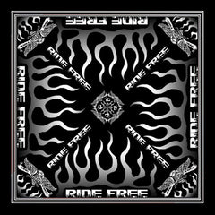 BALBOA BANDANNA 100% COTTON RIDE FREE 22 X 22 IN. B061
