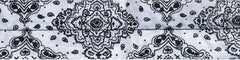 Zan Headgear D102 COOLDANNA 100% COTTON WHITE PAISLEY