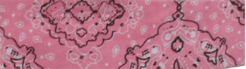 Zan Headgear DC122 COOLDANNA 100% COTTON PINK PAISLEY