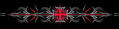 ZANheadgear DC544 COOLDANNA 100% COTTON TRIBALIRON CROSS