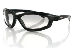 Zan Headgear EFB001 FAT BOY SUNGLASS BLACK FRAME ANTI-FOG PHOTOCHROMIC LENS