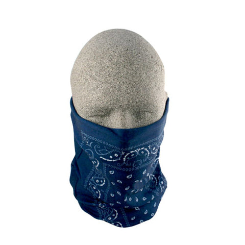 ZANheadgear T111 MOTLEY TUBE 100% POLYESTER BLUE PAISLEY