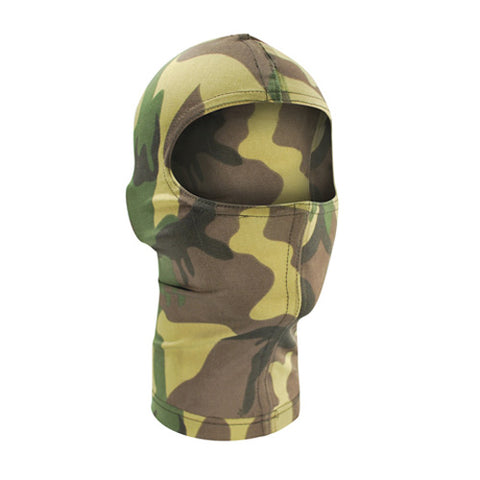BALBOA BALACLAVA NYLON WOODLAND CAMOUFLAGE WBN118