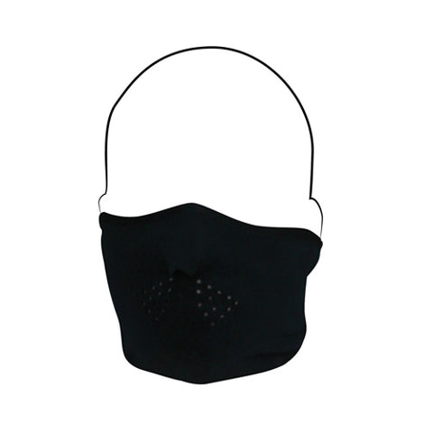 BALBOA FACEMASK MICROFLEECE HALF FACE BLACK WFMF114H