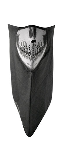 Zan Headgear WNEO113 NEODANNA 100% COTTON BANDANNAW NEOPRENE SKULL