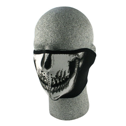 Zan Headgear WNFM002H NEOPRENE 1 2 FACE MASK SKULL