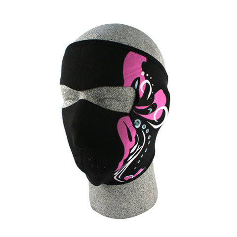 ZANheadgear WNFM020 NEOPRENE FACE MASK WOMEN'S MARDI GRAS