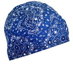 Zan Headgear Z111 FLYDANNA 100% COTTON NAVY PAISLEY