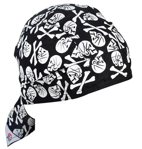 BALBOA FLYDANNA 100% COTTON WHITE HENRY EVERY SKULL Z499