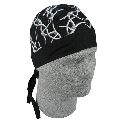 ZANheadgear Z530 FLYDANNA 100% COTTON GRAY BARBED WIRE