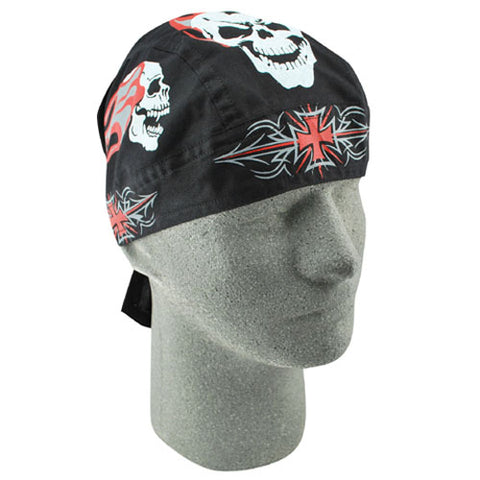 ZANheadgear Z644 FLYDANNA 100% COTTON TRIBAL IRON CROSS