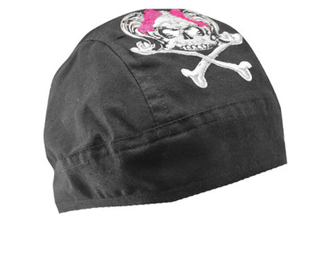 ZANheadgear Z649 FLYDANNA 100% COTTON EMBROIDERED GIRL SKULLS