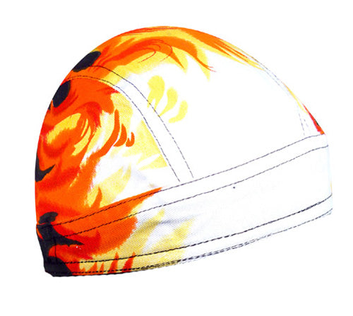 Zan Headgear ROAD HOG FLYDANNA 100% COTTON AIRBRUSHED FLAMES ZSG032