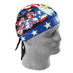 ZANheadgear ZSG081 ROAD HOG FLYDANNA 100% COTTON USA FLAMES