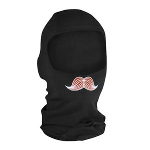 BALBOA BALACLAVA BAMBOO/COTTON MUSTACHIO EMBROIDERED WBB001