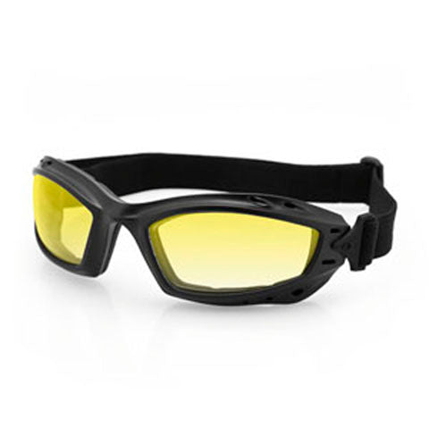 BALBOA BALA GOGGLES MATTE BLK ANTI-FOG YELLOW Z87 BBAL001Y